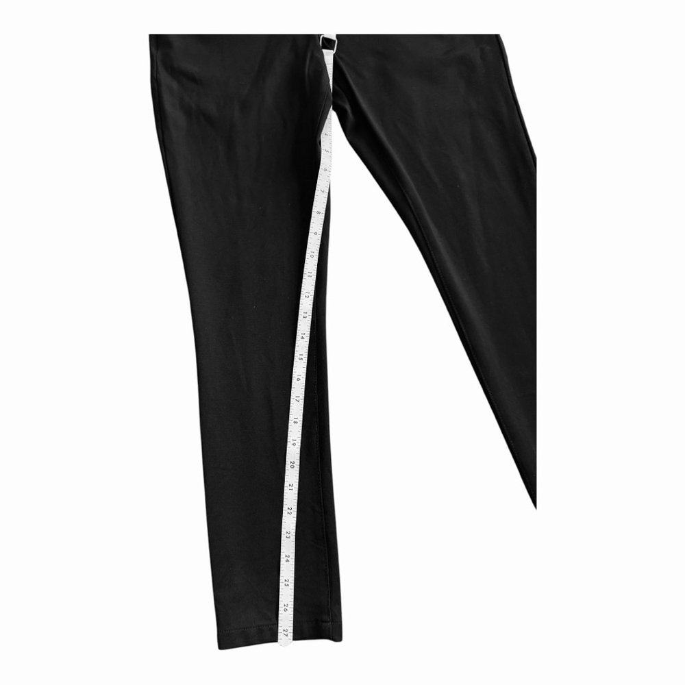 Karl Lagerfeld Paris Women's High Waisted Button Fly Black Ankle Pants 8 - Picture 11 of 11